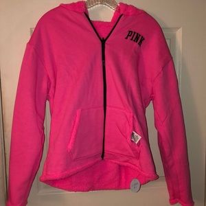 PINK Victoria’s Secret reversible zip up hoodie